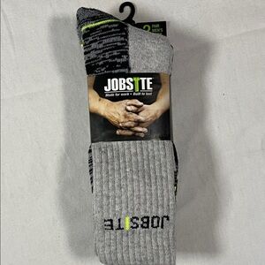 Men’s Work Socks Heavy Duty Jobsite Durable and Soft. 2 pairs. Clearance Sale